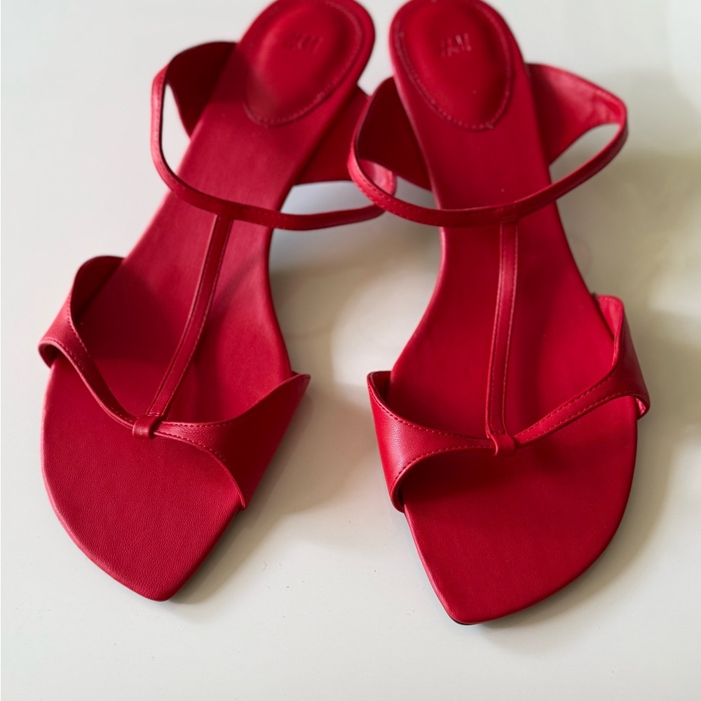 H&M Bold Red Women's Sandals